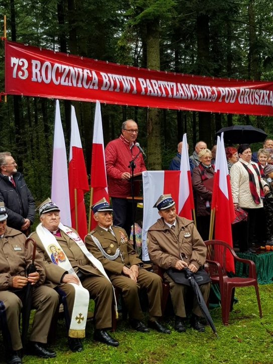 Uroczystości związane z 73. rocznicą Bitwy pod Gruszką